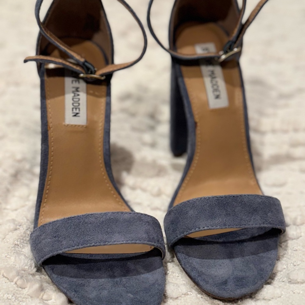 Steve Madden Blue Heels Chic Design